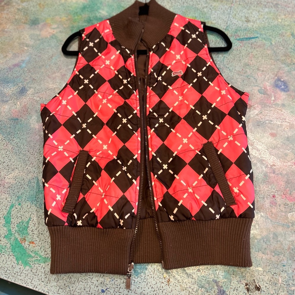 90s Le Tigre Reversible Puffer Vest